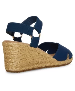 Anne Klein Women's Ellis Espadrille Buckle Wedge Sandals -Sam Edelman Shop 23878756 fpx