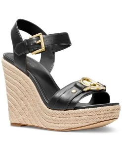 Michael Kors Women's Rory Espadrille Platform Wedge Sandals