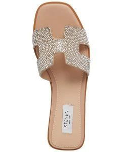 Steve Madden Women's Hayden Slip-On Rhinestone Slide Sandals -Sam Edelman Shop 23919768 fpx