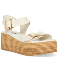 Steve Madden Women's Marka Strappy Stacked Flatform Sandals