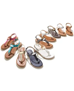 Michael Kors Women's MK Plate Flat Thong Sandals -Sam Edelman Shop 9567239 fpx