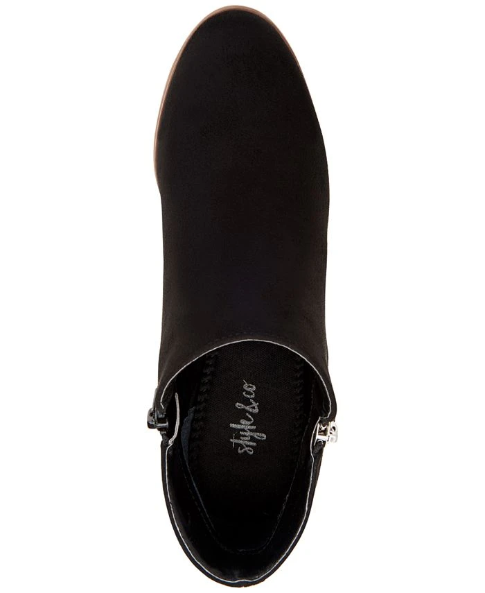 Style & Co Masrinaa Ankle Booties, Created For Macy's 6 Style & Co Masrinaa Ankle Booties, Created For Macy's - Image 4